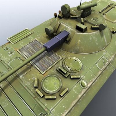 3D Model of Low-poly Soviet AFV BMP-2 - 3D Render 5